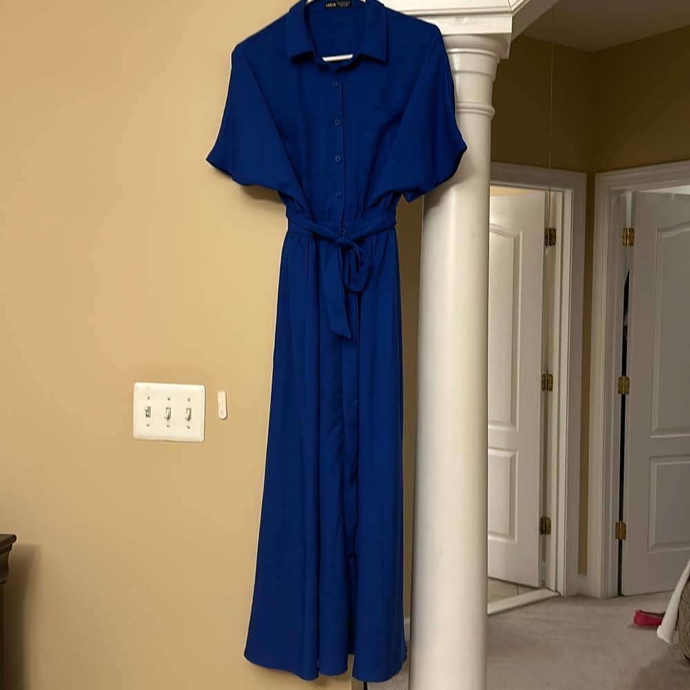 Maxi dress size 8/10 Royal blue